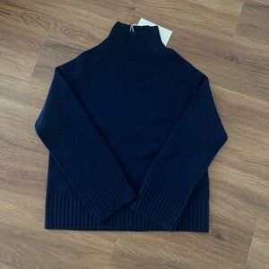 Sezane navy Lauren jumper